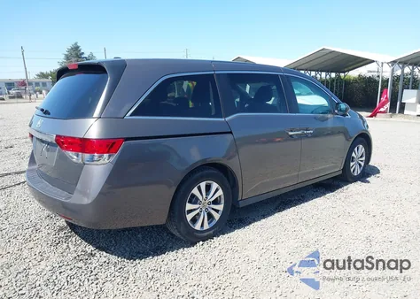 2014 Honda Odyssey Ex-L from USA, damaged, VIN 5FNRL5H65EB011363